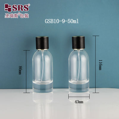 kaufen Boston-Form durchsichtige Parfüm Duft leere 50 ml Glas Sprayflasche online manufacture