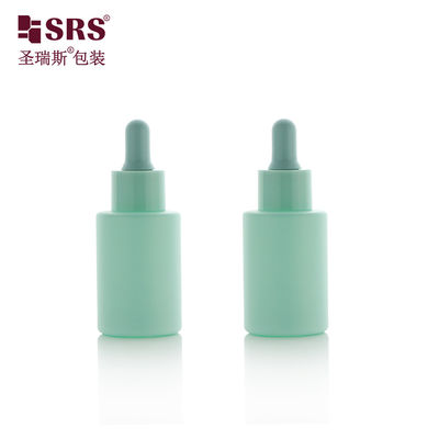 kaufen Großhandel Mahlfarbe auf Maß Farbglas Runde Gesichts Essenz Luxus Tropffflasche 30ml online manufacture