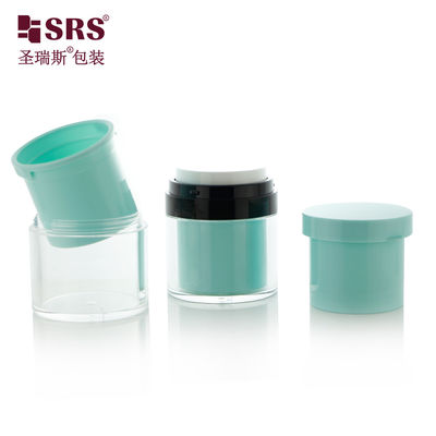 kaufen Fabrikhersteller Austauschbare Gesichtscreme Gel Hautpflege Serumpumpe Luftlose Acrylcreme Glas online manufacture