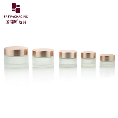 kaufen 3g 5g 10g 15g 20g 25g Rundklare Frostgläser mit Roségoldkappe für Gesichtscreme Glasglas 10ml online manufacture