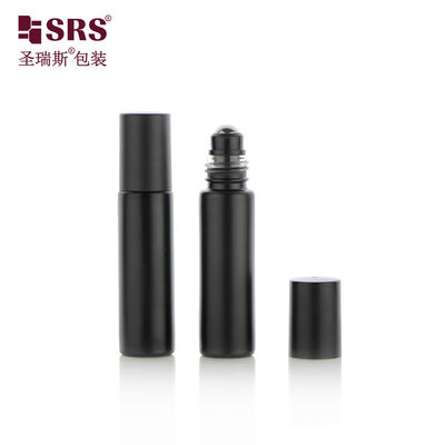 kaufen Runde Dicke Wand Anpassung Elegantes Parfum Massage Stahlkugel Roll auf Glasflasche 10 ml online manufacture