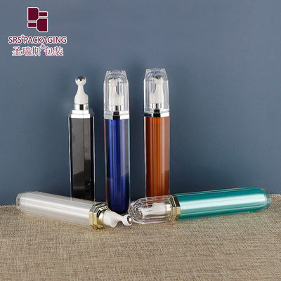 kaufen 20 ml Augenserum Massage Rollen Stahlkugel Flaschen Anpassung Luxus Roll On Applikator Flasche online manufacture