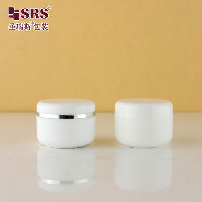 kaufen Weiße Injektionsfarbe benutzerdefinierte Leere Gesichtscreme Plastikbehälter 50ml PP-Glas online manufacture