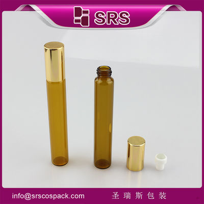 kaufen SRS Großhandel Bernstein 10 ml Glas-Rollerkugel für ätherische Öle mit guter Qualität online manufacture
