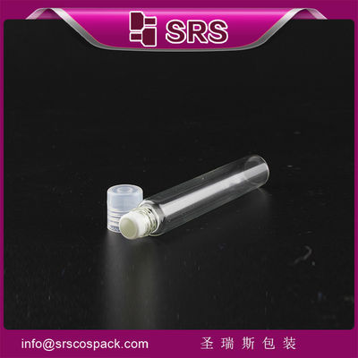 kaufen SRS Großhandel transparente 10 ml Glasflasche mit Edelstahlwalze und PP-Kappe online manufacture