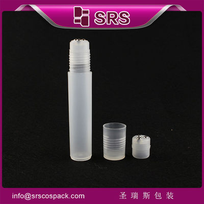 kaufen SRS Heissverkauf 12 ml Plastik-Rollkugelflasche mit drei Metallkugeln für Gesichtsmassage online manufacture