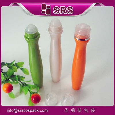 kaufen hochwertige SRS8447-15ml spezielle Form Rollflasche mit Metallkugel für Augencreme online manufacture
