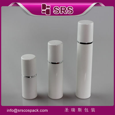 kaufen SRS hergestellt in China Großhandel Zylinderform PP Material 15ml 30ml 50ml luftlose Pumpenflasche online manufacture