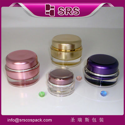 kaufen Shengruisi Verpackung J020-5ml 10ml 15ml 30ml 50ml 100ml 200ml leere Acrylcreme-Glas online manufacture