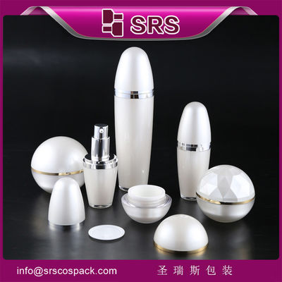 kaufen SRS Kosmetikverpackungsset Acryl-leere Kugel-Krem-Glas und Lotion-Flasche für Skinca online manufacture