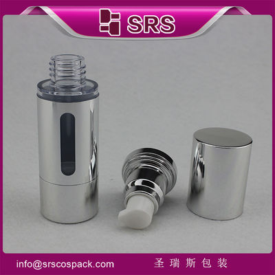 kaufen Metallisiertes Silber A027 15 ml 30 m l50 ml Luftlose Pumpe Plastikflasche online manufacture