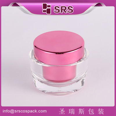 kaufen Herstellung von 15 ml, 30 ml und 50 ml silbernen Luxus-Acrylgefäßen mit Deckel online manufacture