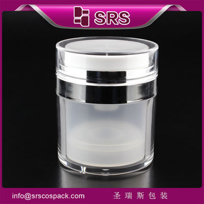 kaufen A100 15 ml 30 ml 50 ml Flasche weiße luftlose Pumpe für Hautpflegecreme online manufacture