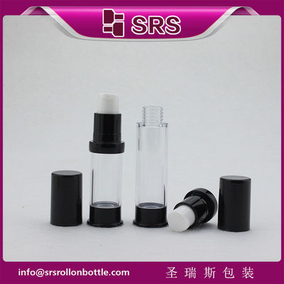 kaufen A0214 Injektionskosmetikverpackung schwarze Farbe,luftlose Pumpenflasche zum Verkauf online manufacture