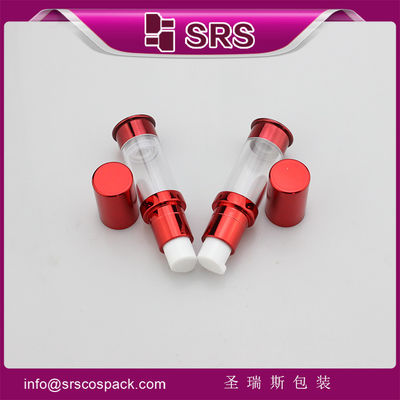 kaufen A0214 metallisierte, rote, kleine, luftlose Pumpenflasche für Serum online manufacture