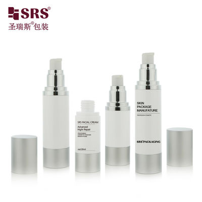 kaufen Anpassung Großhandel 15 ml 50 ml Leere Kosmetische Lotion Serum Luftlose Pumpe Flasche 30 ml online manufacture