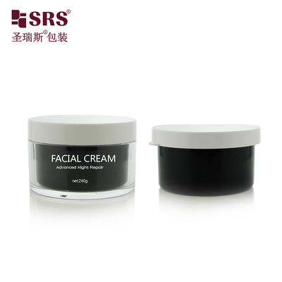 kaufen Leere Plastik Gesichtscreme Körperbutter Keramikfarben Ersetzbare Kosmetik Glas Luxus 50g online manufacture