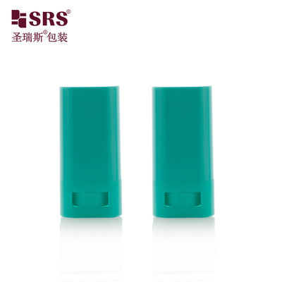 kaufen 15 ml 20 ml Leerer ovaler Form Taschengröße Sonnencreme Balsam Stick Deodorant Behälter online manufacture
