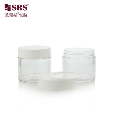 kaufen 15g 30g 50g 70g 80g 100g Runde Form kundenspezifische Farbe Gesichtscreme Gläser PET-Gläser mit Plastikdeckel online manufacture