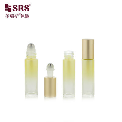 kaufen 10 ml Farbe Maßgeschneiderte Gradient Gelb Leere ätherische Öle Rollon Glasflasche online manufacture