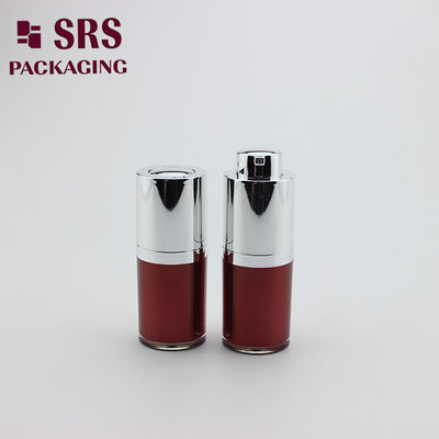 kaufen A020 Luftlose Flasche Hersteller 15 ml rot lackiert Acryl Schraubdecken Flasche online manufacture