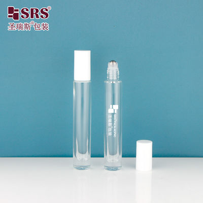 kaufen GB1-10ML Individuelle dicke Flasche mit PP PCR Plastikkappe Glas Roll-On Verpackung für Kosmetik und Hautpflege Öl Parfum Duft online manufacture