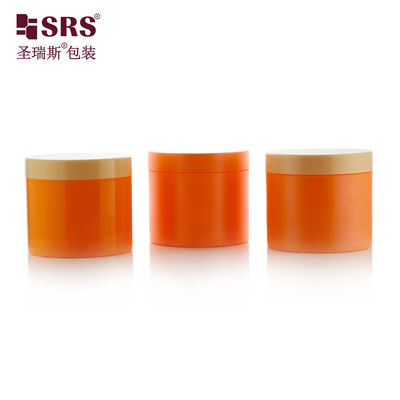kaufen SRSQ 400g Farbfarbfarben Farbfarben Kunststoff PP Creme Body Scrub Jar PCR Recycling Material Matte Enddruck Logo verfügbar online manufacture