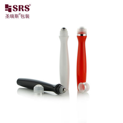kaufen SRS8447-15ML Leere, benutzerdefinierte Farbe, Kunststoff-Roller-Stahlkugel für Augengel, Radialform, einzigartiger Entwurf, PETG-Material-Applikator online manufacture