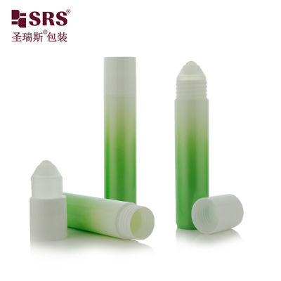 kaufen RPP-35ML Runde Form PP PCR Plastikrolle auf kleine Kugelflasche zur Reinigung Flüssigkeit Körperpflege Verpackungsanwendungsmittel kein Leck online manufacture