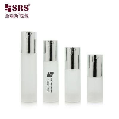 kaufen TA023 20ml 30ml 40ml 50ml Glanzige Matte In Form Injektion Klar Frosted PP PCR Luftlose Flasche Für Grundstoffe Kosmetikverpackung online manufacture
