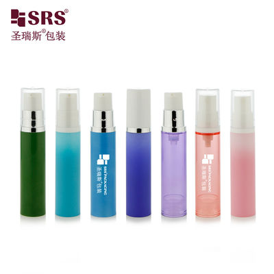 kaufen A003 5ml 10ml 12ml 15ml Anpassung Druckdekoration Kunststoffluftlose Pumpenflasche für Gesichtsserum online manufacture