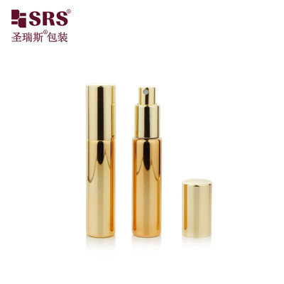 kaufen BLPA 10ML Metallisiertes Gold Leeres rundes Glas Parfümsprühpumpe Flasche Anpassung Feinnebel online manufacture