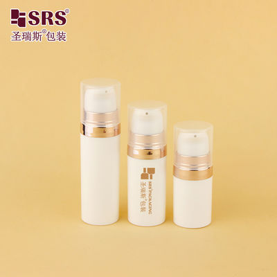 kaufen A028 5ml 10ml 15ml 20ml Leer rundes PP recyceltes Material Tasche Gesichtsgel Luftlose Pumpe Flasche Probe Injektion Farbe Anpassung online manufacture