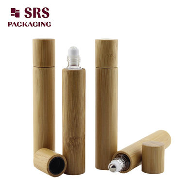 kaufen 15 ml echte Bambus-Roller Olivenöl Glasflasche ohne Leckage gute Massage Parfüm Flasche Fabrik online manufacture