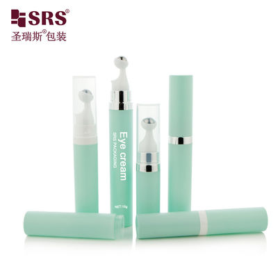 kaufen A0035 7,5 ml, 10 ml, 15 ml, rundes, luftloses Druckgefäß, Plastik, PP, PCR, Augensérum, Masse, Rollen, Stahlflasche online manufacture