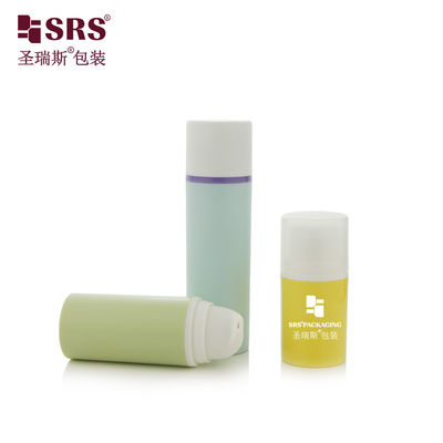 kaufen PA0203 15ml 30ml 50ml Leere Kosmetikverpackung Injektionsrunde benutzerdefinierte Farbe PP PCR recycelte luftlose Pumpflasche Lotion online manufacture