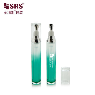 kaufen LR001-15ML High-End Luxus Hautpflege Augen Gel Applikator Metall Zinkkopf Acryl Lotion Flasche Behälter Tube online manufacture