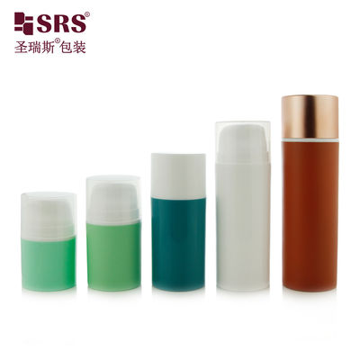 kaufen PA609 30ml 50ml Cute Hautpflege-Reinigungsmittel Lotion Gel Foundation PP Luftlose Flasche mit Snap On Pump ohne Leckage online manufacture