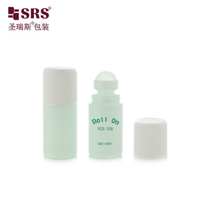 kaufen RPPC1-60ML Grüne runde PP-Form Anti-Transpirant Gel Roll-On Deodorant Flasche, kein Auslaufen, CRC kindersicherer Verschluss online manufacture
