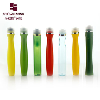 kaufen PETG Einzigartige Gestaltung Form PCR Roll On Flasche Farbe Augenserum Flüssigkeits-Applikator anpassen online manufacture