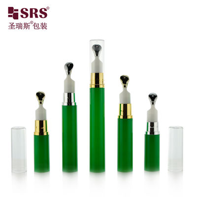 kaufen A0031B 5ml 10ml 12ml 15ml Leere Airless-Pumpflasche mit Metall-Zink-Kopf-Applikator, Individualisierung für Augen-Gel-Verpackung online manufacture