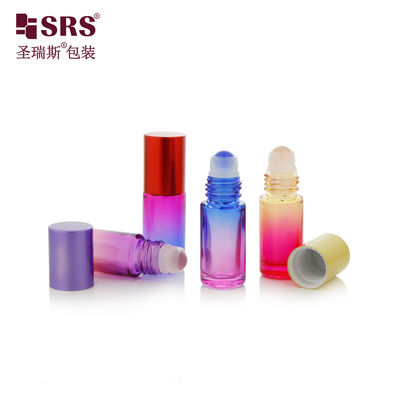 kaufen BLPM-5ML SRS Großhandel Klare Transparente Form Dicke Wand Hartglas Roll-On-Flasche Für Ätherisches Öl Kein Auslaufen online manufacture