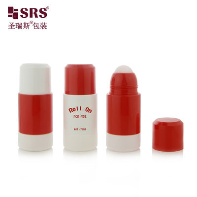 kaufen RPPE 50ml 75ml RPPE Ersetzbare Kunststoff-Rollerball-Behälter, ideal für die tägliche Anwendung von Deodorant-Gel & Körper-Serum online manufacture