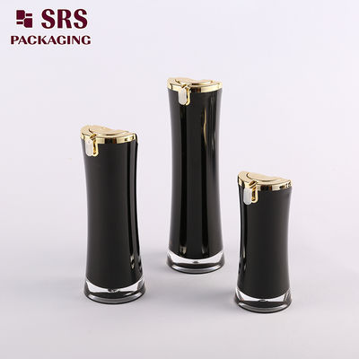kaufen Chinesische Kosmetikhersteller spezielle Form schwarze Hautpflegeflaschen online manufacture