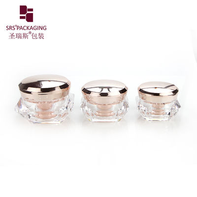 kaufen J060C Diamantförmiges, glänzendes Acrylglas, Luxus-Kosmetikbehälter online manufacture