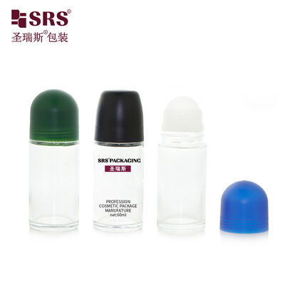 kaufen BLPG-C 60 ml klare transparente leere Glasrolle auf Deodorant-Gelflasche mit Logo online manufacture