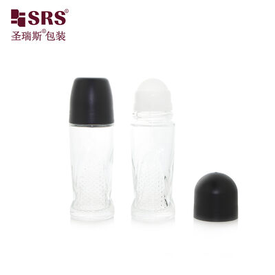 kaufen BLPG-A 50 ml Einzigartige Form Glas Dicke Wand Rollkugel Flasche Für Deodorant Gel Schmerzlinderung Gel Verpackung online manufacture