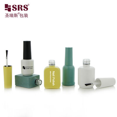 kaufen Individuelle Farbglasflasche mit Pinsel für Nagellack Leere Make-up Flaschen Verpackung Lackierte Farbe mit Logo-Druck online manufacture