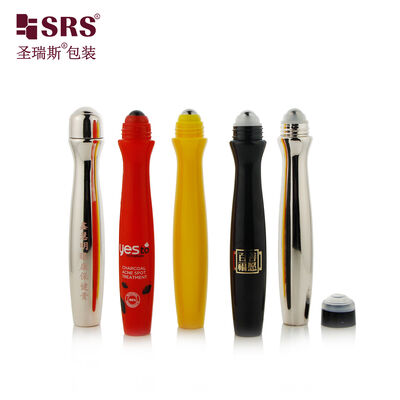 kaufen SRS8447 15ML PETG Einzigartige Form Augenserum Rollkugel Flasche Massageapplikator online manufacture