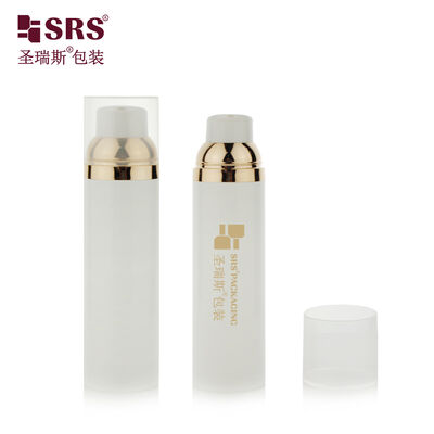 kaufen PA0202A 30ml 50ml 75ml 100ml Spritze Individuelle Farbe Glänzender Siebdruck Airless Flasche für Foundation online manufacture